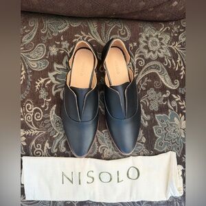 NWT Nisolo Emma d'Orsay Oxford Flats 7.5